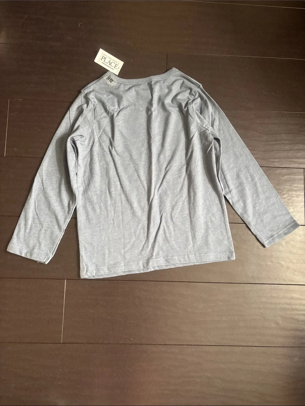 GAP Boys Long Sleeve Tee - Light Blue with White #HAVOC Print